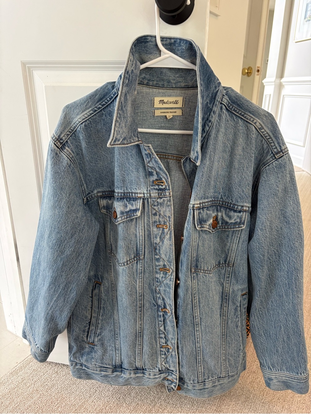 Madewell Classic Light Blue Denim Trucker Jacket